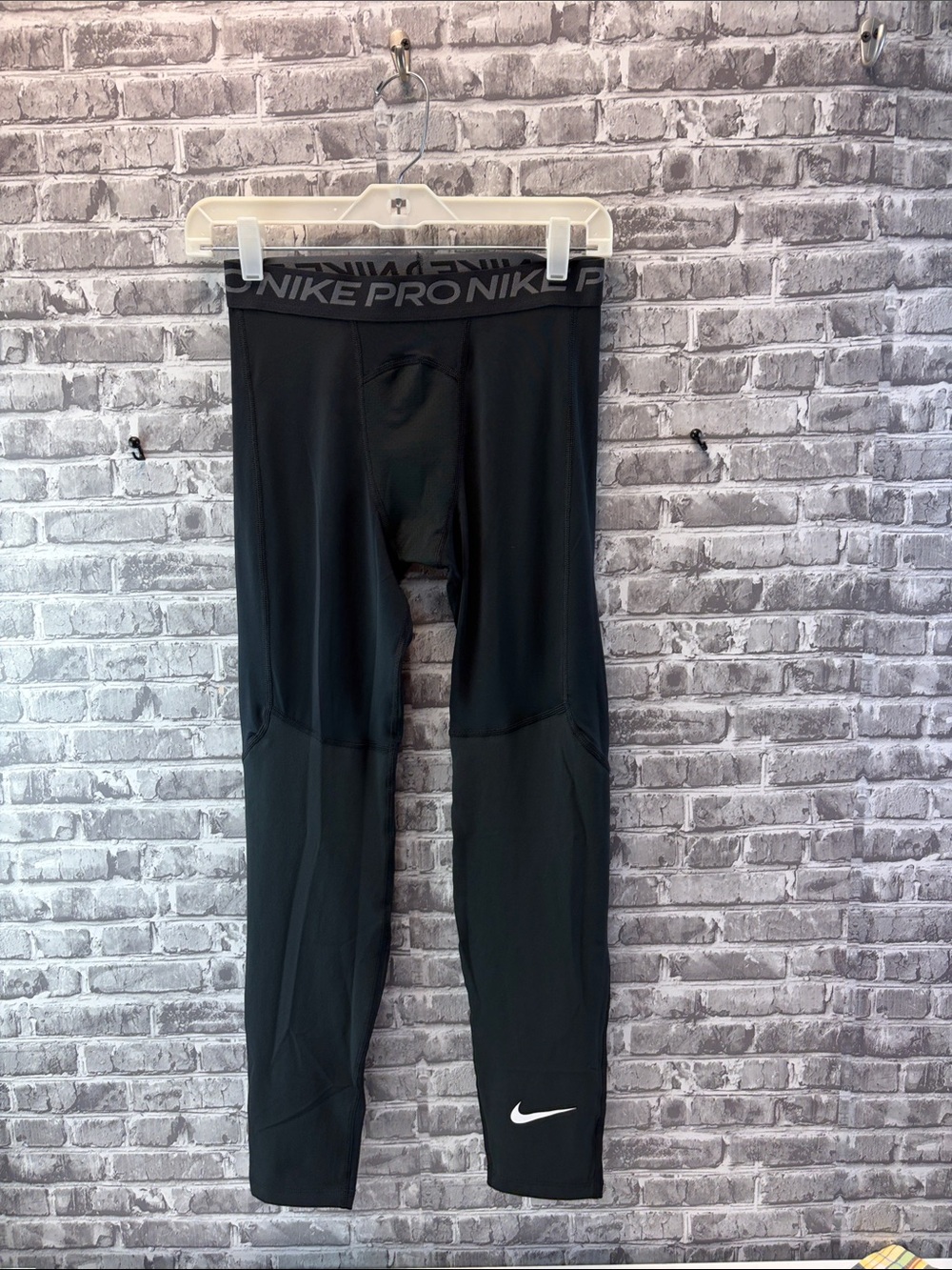 Nike Black Performance Leggings Black Waistband